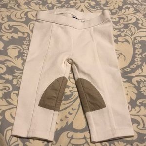 Janie and Jack new cream riding pants